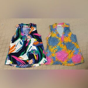 TWO JUDE CONNALLY - Colorful Floral Sleeveless Tops